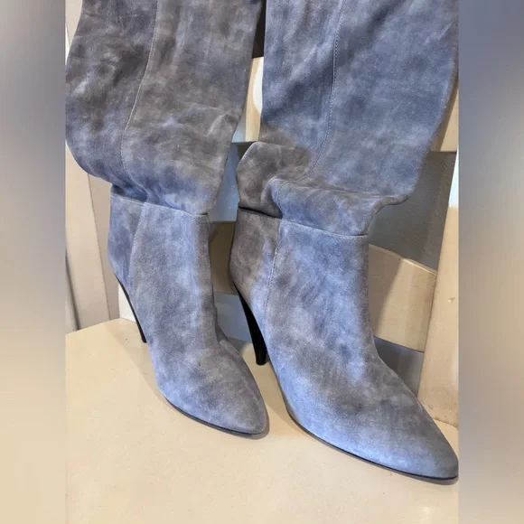 IRO Groove Boots Elegant Gray Over-the-Knee Boots size 39 - Picture 12 of 13